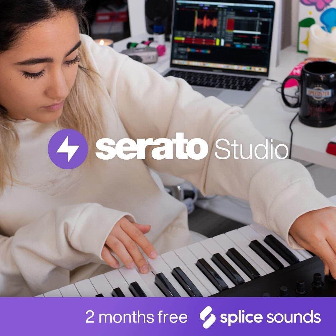 のインスタグラム：「Me for @seratostudio @splice ad🥳」
