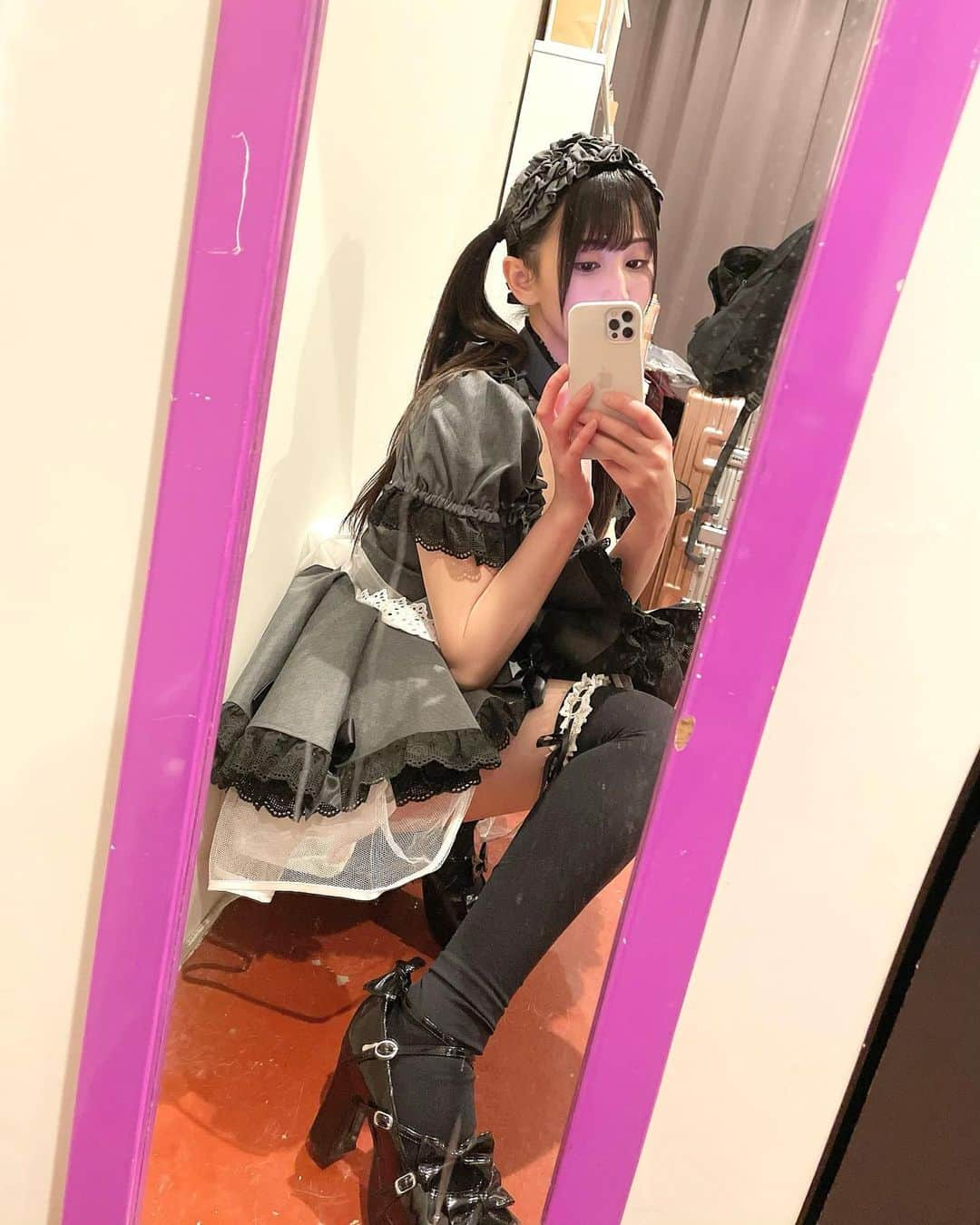 谷麻由里さんのインスタグラム写真 - (谷麻由里Instagram)「す....  #メイド　#メイド服　#キャンフル　#キャンディーフルーツ #谷麻由里　#CANDYFRUIT」2月13日 14時51分 - mayusamatokeiyaku