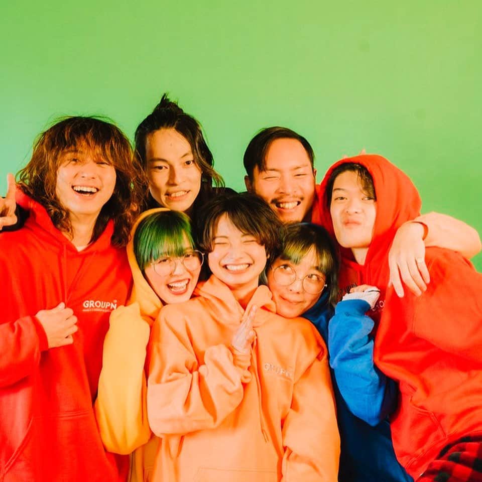 佐々木萌のインスタグラム：「@groupngroupn  新Goods発売 black/yellow/red/orange/blue/black ¥5,000 size X/XL」