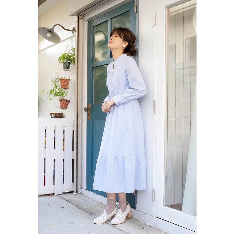 LEBECCA boutique Vintageのインスタグラム：「. ﻿ ﻿ ﻿ 敬慕の念とワンピース﻿ ( @LEBECCA_boutique original )﻿ ﻿ ﻿ model﻿ @mutto__ (162cm)﻿ hair ＆ make up﻿ @sota_nakai ﻿ photo﻿ @l_jpn ﻿ ﻿ ﻿ ﻿ #LEBECCAboutique﻿ #敬慕の念とワンピース」