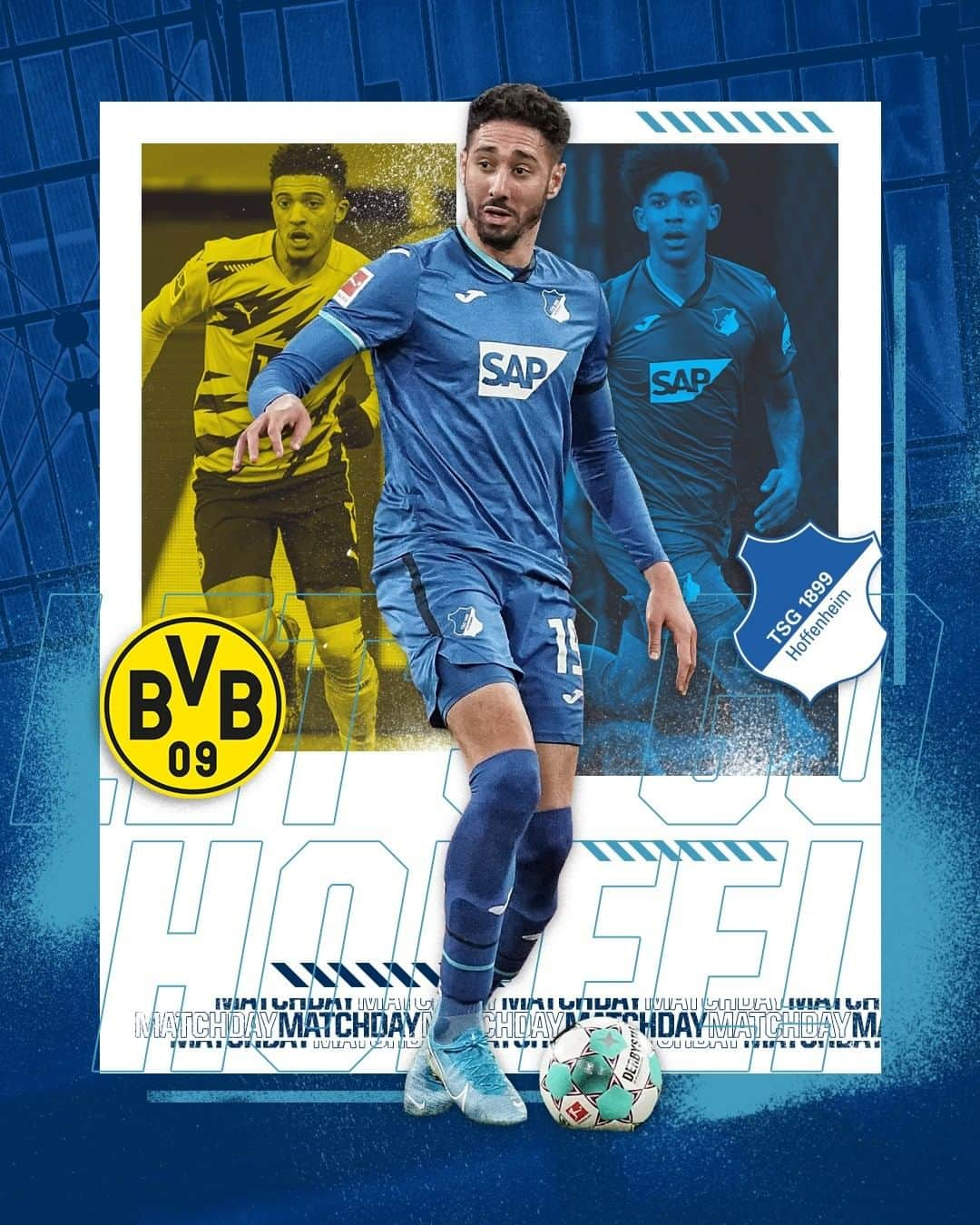 TSG1899ホッフェンハイムさんのインスタグラム写真 - (TSG1899ホッフェンハイムInstagram)「It's MAAATCHDAY 🌪 #bvbtsg #bundesliga #tsg」2月13日 17時01分 - tsghoffenheim