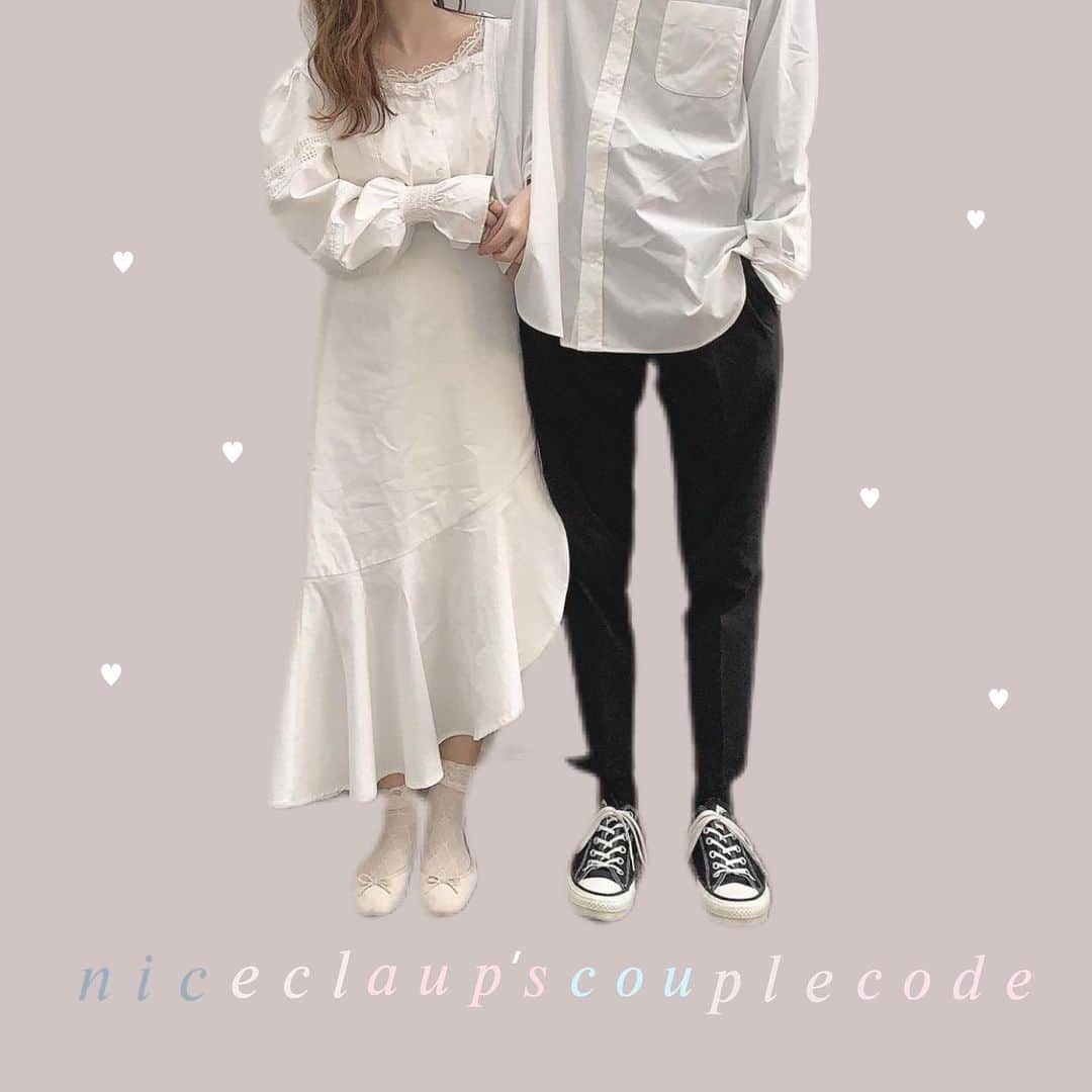 のインスタグラム：「ㅤㅤㅤㅤㅤㅤㅤㅤㅤㅤㅤㅤㅤ ㅤㅤㅤㅤㅤㅤㅤㅤㅤㅤㅤㅤㅤ ˗ˏˋ ℎ𝑎𝑝𝑝𝑦 𝑣𝑎𝑙𝑒𝑛𝑡𝑖𝑛𝑒🍫´ˎ˗ㅤㅤㅤㅤㅤㅤㅤㅤㅤㅤㅤㅤㅤㅤ ㅤㅤㅤㅤㅤㅤㅤㅤㅤㅤㅤㅤㅤ 明日はとうとうバレンタイン♡ㅤㅤㅤㅤㅤㅤㅤㅤㅤㅤㅤㅤㅤ ㅤㅤㅤㅤㅤㅤㅤㅤㅤㅤㅤㅤㅤ カップルでシミラールックとか いかがですか？💭🍓ㅤㅤㅤㅤㅤㅤㅤㅤㅤㅤㅤㅤㅤ ㅤㅤㅤㅤㅤㅤㅤㅤㅤㅤㅤㅤㅤ 🍫アソートblouse #131310290 ¥4,500+taxㅤㅤㅤㅤㅤㅤㅤㅤㅤㅤㅤㅤㅤ ㅤㅤㅤㅤㅤㅤㅤㅤㅤㅤㅤㅤㅤ 🍫アソートbigシャツ #131300280 ¥4,500+taxㅤㅤㅤㅤㅤㅤㅤㅤㅤㅤㅤㅤㅤ ㅤㅤㅤㅤㅤㅤㅤㅤㅤㅤㅤㅤㅤ 🍫アソートskirt #131400130 ¥4,500+taxㅤㅤㅤㅤㅤㅤㅤㅤㅤㅤㅤㅤㅤ ㅤㅤㅤㅤㅤㅤㅤㅤㅤㅤㅤㅤㅤ ㅤㅤㅤㅤㅤㅤㅤㅤㅤㅤㅤㅤㅤ 是非𝑐ℎ𝑒𝑐𝑘してね💍❤︎ㅤㅤㅤㅤㅤㅤㅤㅤㅤㅤㅤㅤㅤ ㅤㅤㅤㅤㅤㅤㅤㅤㅤㅤㅤㅤㅤ ㅤㅤㅤㅤㅤㅤㅤㅤㅤㅤㅤㅤㅤ #ナイスクラップ #niceclaup #コーディネート#ootd #coordinate #ナイスクラップのコーデ #ナイス女子 #myナイス #ナイスクラップのカップルコーデ#ナイスクラップのデートコーデ #カップル#カップルディズニー #カップルコーデ#カップルフォト」