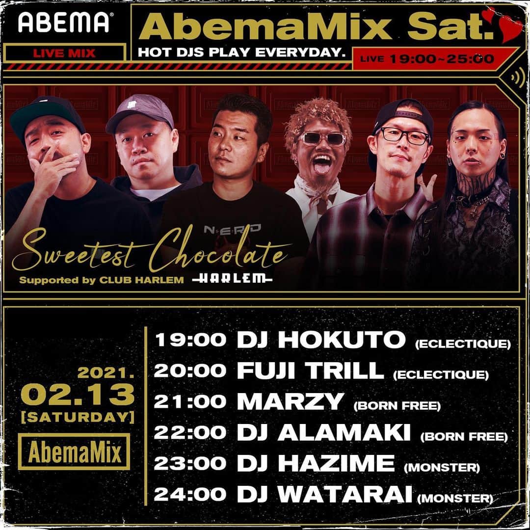 DJ HAZIMEのインスタグラム