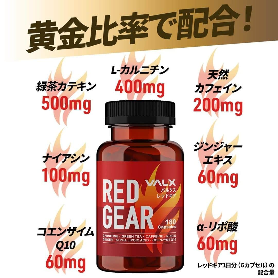 山本義徳さんのインスタグラム写真 - (山本義徳Instagram)「【NEW】【VALXから待望の燃焼系サプリ、REDGEAR (レッドギア)が新登場！】  山本義徳完全監修のレッドギア は、 身体作りの「本質」に着目し7つの成分を最適なバランスで配合🔥  1ヶ月使用いただいたモニター調査でも92%が「満足した」と回答！ 満足頂いている理由はなんと言っても実感力！  昨年実施しましたスポルテックの会場でサンプリングをしましたが、 レッドギアを飲んでから運動をすると体感がハンパない、 という声をたくさんいただきました。  ぜひ皆様にも体験してほしい、、、  そこで新発売を記念して、通常価格7,980円（税別）のところ、 2月中のみなんと62%OFFの2,980円（税別）でご提供いたします💪  山本義徳完全監修RED GEARは実感力が違います！  2月だけの新発売特別キャンペーンです。 お得なこの機会にVALX REDGEAR(レッドギア)をぜひお試しください！  さらに詳しく知りたい方、ご購入されたい方は、 VALX山本義徳アカウント( @yoshinori_program)のプロフィールURLから ご確認いただけたらと思います💪  #脂肪燃焼 #脂肪燃焼トレーニング #ダイエット #体脂肪率 #体脂肪率減らしたい #筋トレ女子 #筋トレダイエット #筋トレ初心者 #筋トレ男子 #ボディビル #筋肉女子 #筋トレ好きと繋がりたい #トレーニング好きと繋がりたい #筋トレ好き #トレーニング男子 #トレーニー女子と繋がりたい #ボディビルダー #筋スタグラム #筋肉男子 #筋肉好き #トレーニング大好き #トレーニング初心者 #筋肉トレーニング #エクササイズ女子 #山本義徳 #筋肉増量 #valx筋トレ部 #VALX #体脂肪 #体脂肪率」2月13日 18時00分 - valx_kintoredaigaku