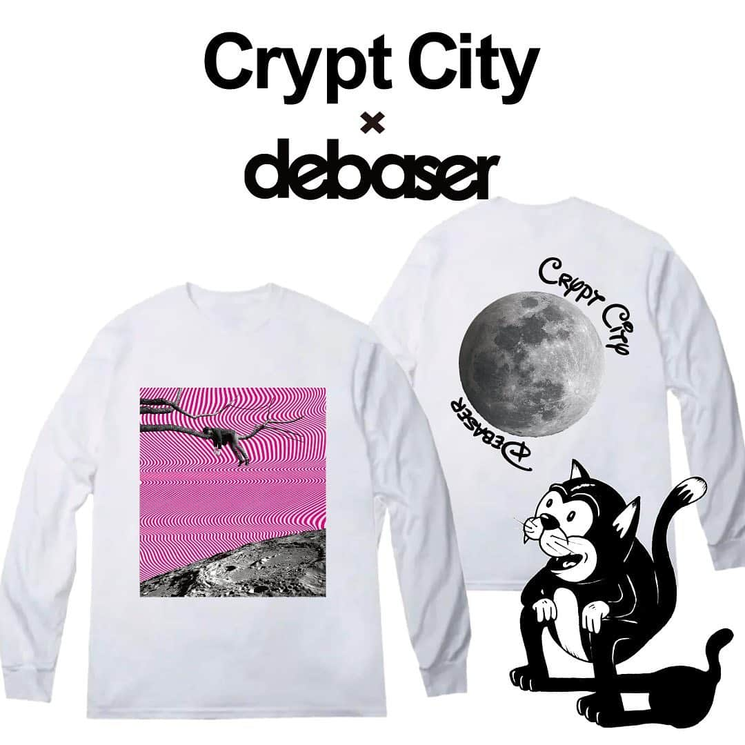 吉木諒祐さんのインスタグラム写真 - (吉木諒祐Instagram)「Crypt City × debaser Long Sleeve  アーティストのTシャツを受注、製作、発送までFEVERが行うプロジェクト「made in 新代田」でCrypt City × debaserのLong Sleeveを発売します！  アーティスト： Crypt City  受注期間：21/2/13 18:00〜21/2/19 18:00  詳しくはfeverのアカウントまで！ (debaserでの販売はありません。)  @cryptcity  @livehouse_fever  @debaser_store」2月13日 18時09分 - yhoshuah