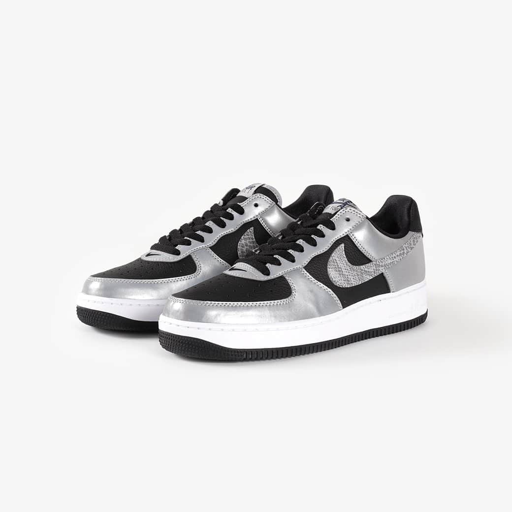 KICKS LAB. [ Tokyo/Japan ]のインスタグラム：「NIKE l "AIR FORCE 1 SILVER SNAKE 黒蛇" Black/Silver/Black l Available in Store and Online Store. #KICKSLAB #キックスラボ」