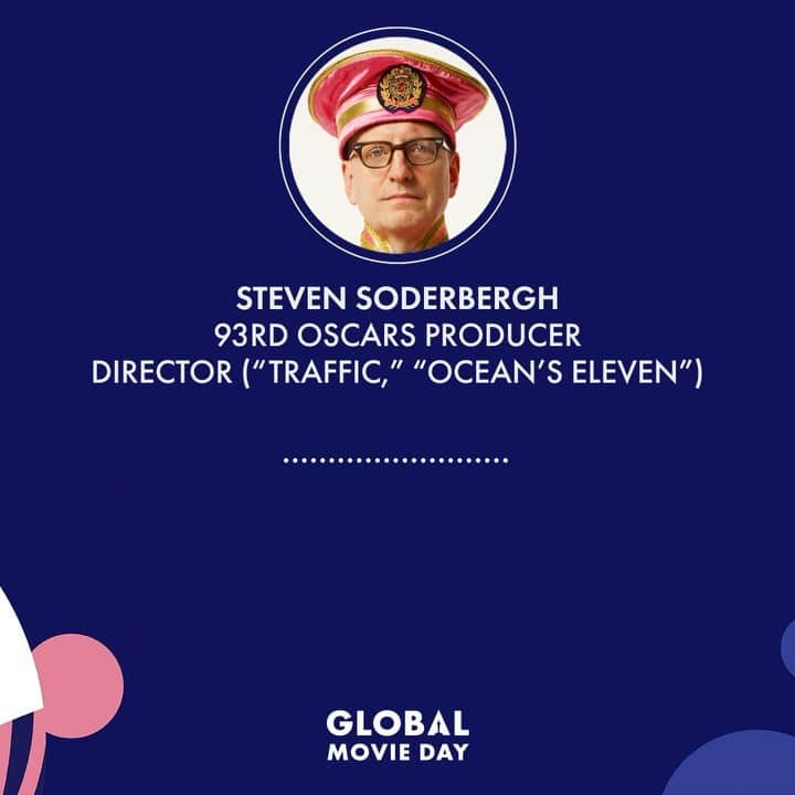 アカデミー賞のインスタグラム：「We asked #Oscars producers Steven Soderbergh, Jesse Collins and Stacey Sher about their love of moviegoing and filmmaking. Listen in! #GlobalMovieDay」