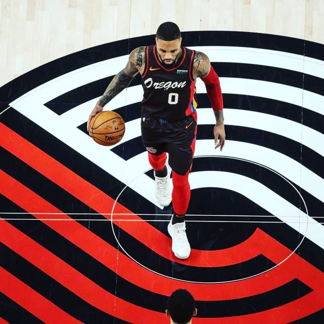 デイミアン・リラードのインスタグラム：「🦍 Logo Lillard」