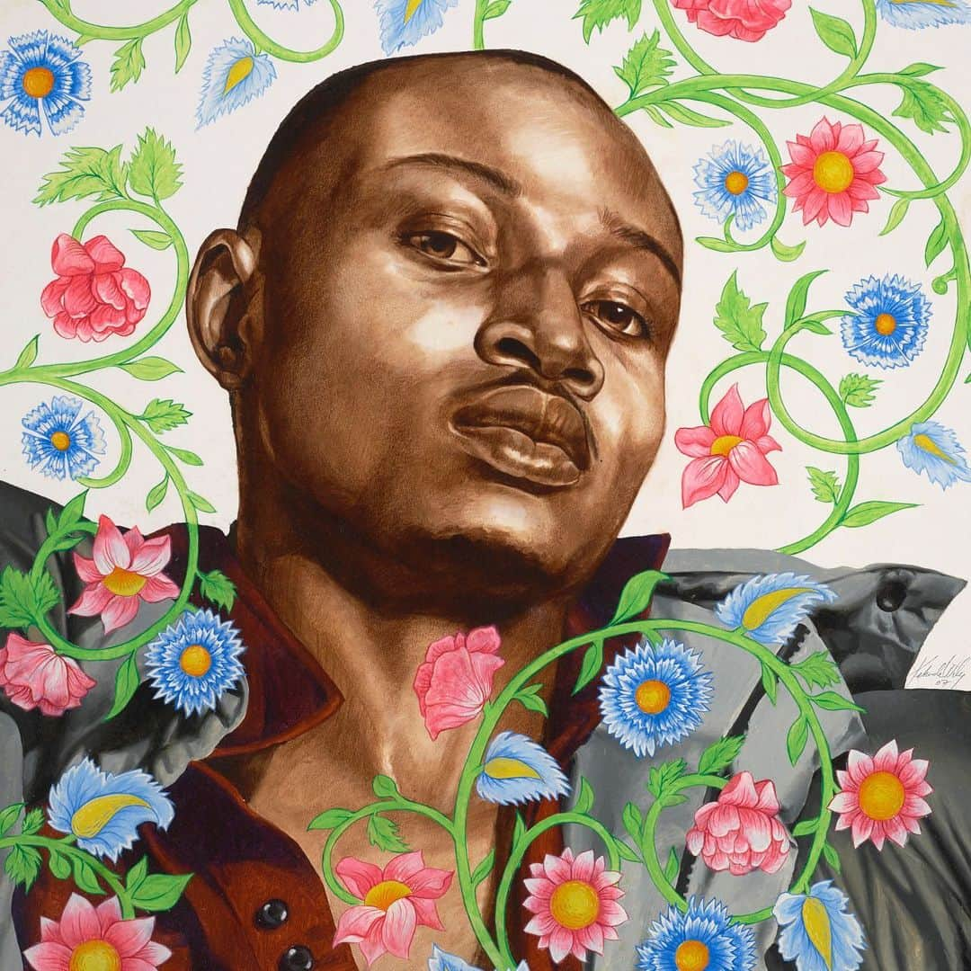 クリスティーズさんのインスタグラム写真 - (クリスティーズInstagram)「Kehinde Wiley's 'Olabode' was painted in 2007, a pivotal year during his World Stage Series. It was during this period that the artist lived, worked, and opened satellite studios in different countries in order to become familiar with local culture, history, and art.⠀ .⠀ Olabode, a name of Nigerian Yoruba origin meaning 'wealth returns', is most likely the name of the sitter, whom Wiley may have discovered walking along the streets of NYC or in Lagos, Nigeria. This portrait has been in the same private collection since being painted.⠀ .⠀ 'Most of the backgrounds I end up using are sheer decorative devices,' he explained. 'For the backgrounds in the World Stage Series, I look for traditional decorative objects, textiles, or devotional objects of that culture to draw upon.'⠀ .⠀ Kehinde Wiley (b.1977), 'Olabode', 2007. Price upon request.⠀ .⠀ Framing the Figure — 5 February-9 March, New York and online⠀ .⠀ 📍 Available via Christie's Private Sales. Follow the link in bio ⬆️ for our Private Sales Viewing Rooms.⠀ .⠀ #contemporaryart #art #artist #contemporaryartist #kehindewiley #wiley #portraiture #portrait #painting #framingthefigure #christiesprivatesales」2月13日 22時45分 - christiesinc