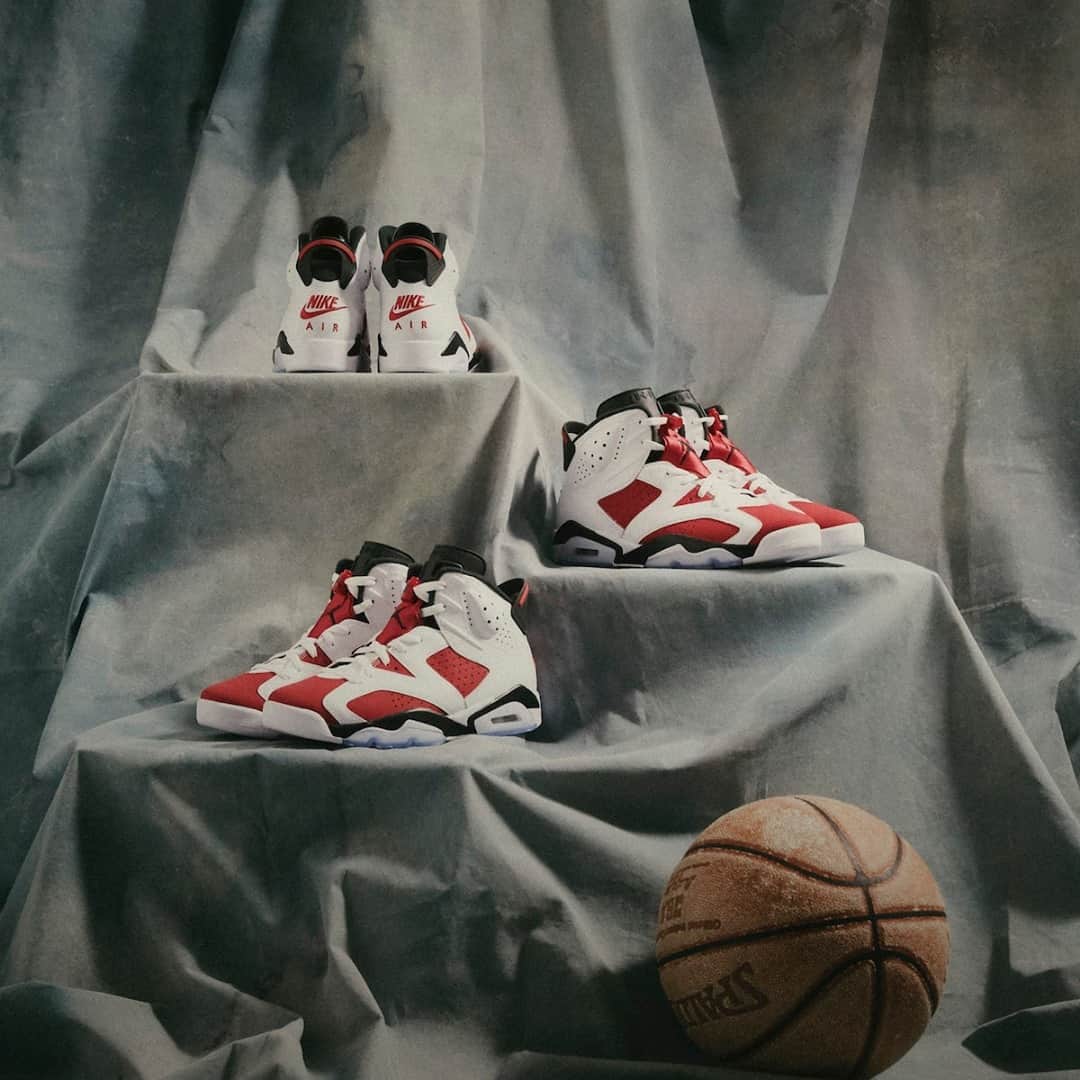 Sneaker News x Jordans Dailyさんのインスタグラム写真 - (Sneaker News x Jordans DailyInstagram)「HEADS UP: The Air Jordan 6 "Carmine" is releasing on Nike SNKRS at 10am ET. Are you going for the W?⁠ ⁠ Photo: @bstnstore」2月13日 23時01分 - jordansdaily
