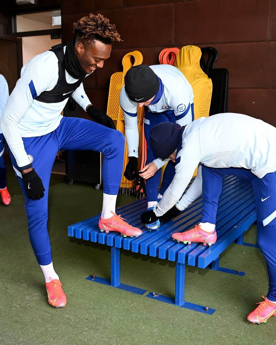 チェルシーFCさんのインスタグラム写真 - (チェルシーFCInstagram)「Show and tell at Cobham 🔥 @nikefootball #CFC #Chelsea #Mercurial」2月13日 23時05分 - chelseafc