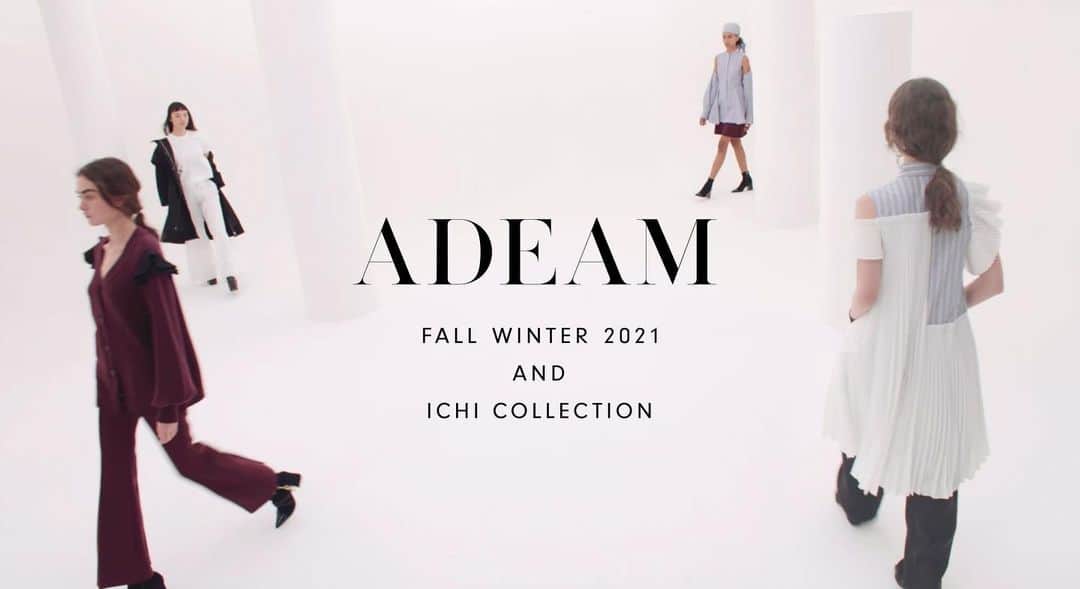 アディアムのインスタグラム：「#ADEAM Fall Winter 2021 Collection and first gender neutral capsule collection, ADEAM Ichi will debut on Monday, 2/15 at 11:30 AM EST. Tune in at ADEAM.com. #NYFW」