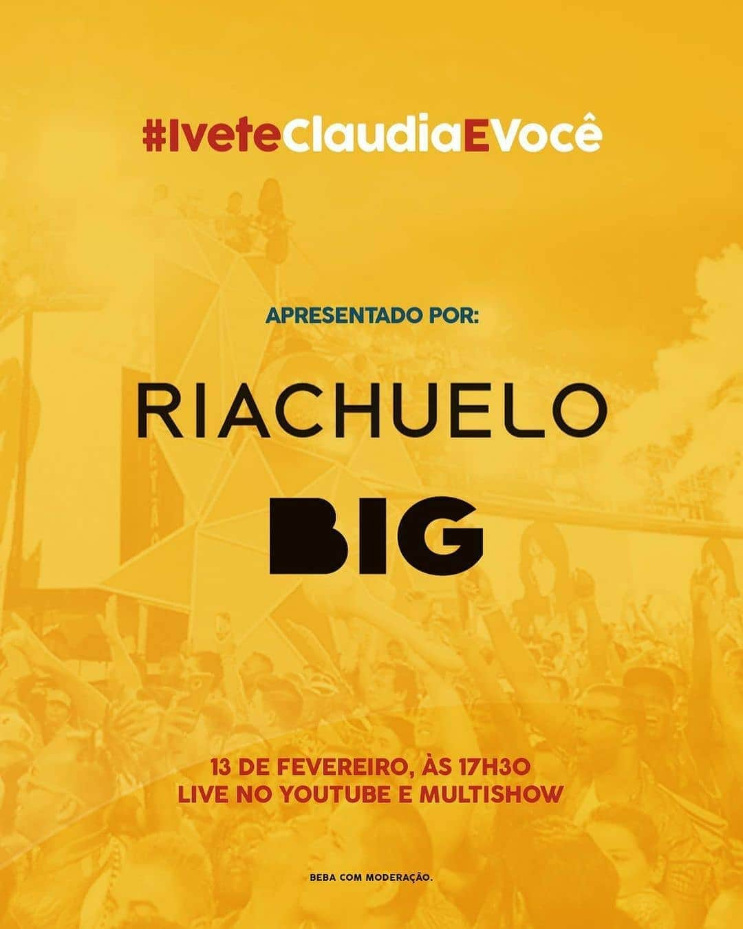 Claudia Leitteさんのインスタグラム写真 - (Claudia LeitteInstagram)「CHEGOU O GRANDE DIA! 🥳🥳 @ivetesangalo, eu e você vamos fechar O TRIO que parte às 17h30 de hoje! Vem com a gente ao vivo no Youtube e no @multishow!  @hipermercadobig @riachuelo @audibr @engov_oficial @wellabr @kolosh @oficialpiracanjuba @foxluxbrasil @pitu @lemelaboratorio @itsbrasil_oficial @sorridents_clinicas @pampamoficial @shoppingdabahiaoficial @amvox_ @vialaserdepilacaobr @devassa @colchoescastor @mccainbrasil」2月13日 23時38分 - claudialeitte