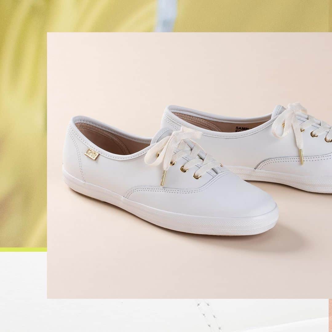 Kedsのインスタグラム：「Shoes with a little extra love. ❤️Using incredibly soft leather both inside and out and shiny gold accents (including real gold-plated eyelets!), two of our signature styles get a luxurious twist.」