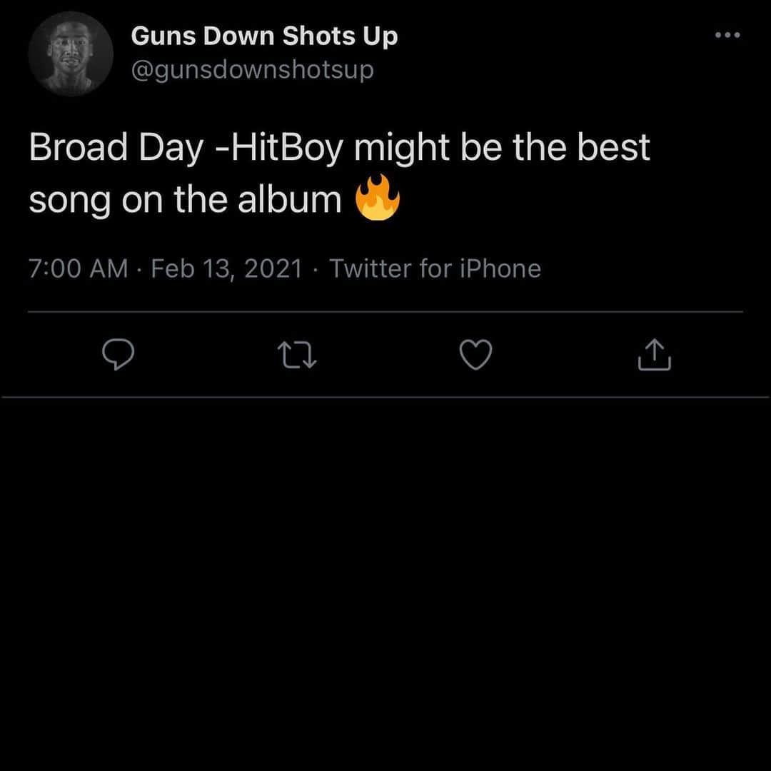 Hit Boyさんのインスタグラム写真 - (Hit BoyInstagram)「❤️ y’all for tapping in on that “Broad Day” drop your favorite line from the song 👇🏾」2月14日 1時30分 - hitboy