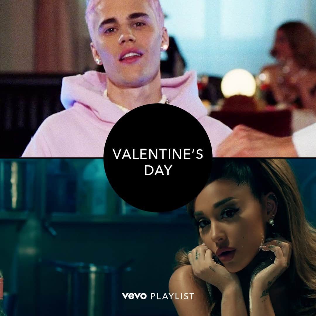 Vevoさんのインスタグラム写真 - (VevoInstagram)「@justinbieber, @arianagrande, and many others are here to make your V-day v special ❤️ Hit the link! ⠀⠀⠀⠀⠀⠀⠀⠀⠀ ⠀⠀⠀⠀⠀⠀⠀⠀⠀ ▶️[Link in bio] #arianagrande #justinbieber」2月14日 2時00分 - vevo