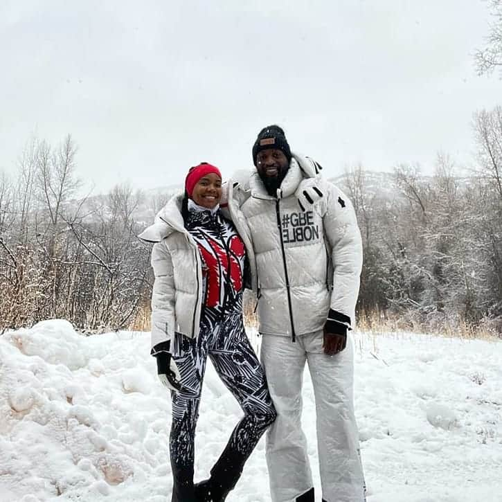 ガブリエル・ユニオンさんのインスタグラム写真 - (ガブリエル・ユニオンInstagram)「Let It Snow, Let It Snow, Let It Snow. We out here 👫🏿❄⛄⛷🏔☃️ #ValentinesDayWeekend2021」2月14日 2時17分 - gabunion