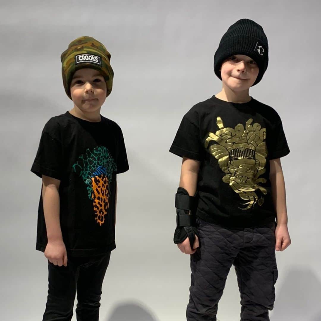 Crooks & Castlesのインスタグラム：「Crooks Kids TROUBLE MAKERS coming soon! #crookskids #troublemakers #cantstopthekids」