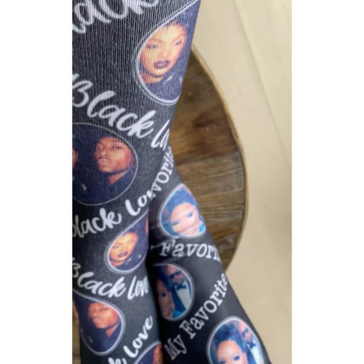 キーシャ・エップスのインスタグラム：「Awww toesie wosies! How cute are these socks? 🥰 I think my fav is the Black LOVE...I think lol  What’s ya top pick out of Black LOVE, My Favorite or Forever LOVE? 🧐  Too stinkin cute! Pun intended 😂  Happy Saturday ya’ll and thank you so much for all the LOVE, it was felt & appreciated! ❤️」