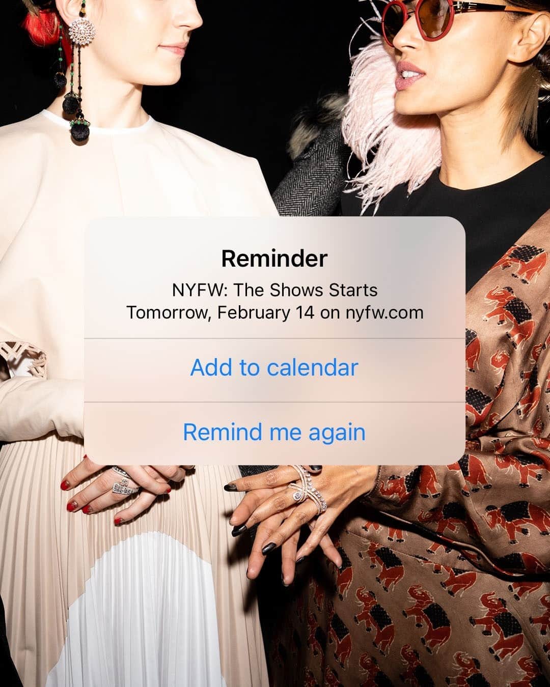 Fashion Weekのインスタグラム：「It's official: Fashion month starts TOMORROW. Don't miss a minute of @NYFW: The Shows, streaming live and on-demand on nyfw.com.」