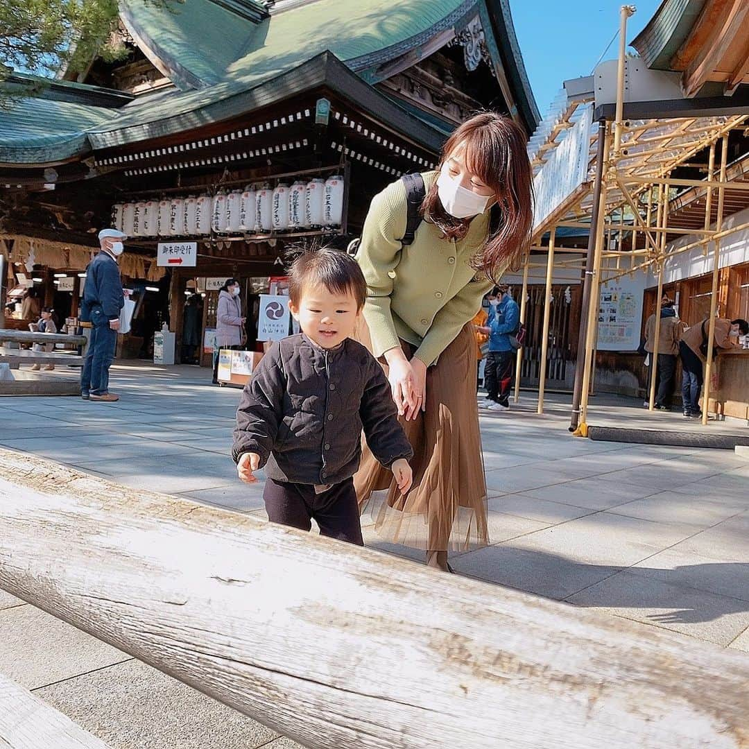 今井美穂さんのインスタグラム写真 - (今井美穂Instagram)「久々に晴天でお出かけ﻿ 気持ちいい〜😆☀️﻿ ﻿ 遅すぎる初詣⛩﻿ 公園でエンドレス滑り台😆﻿ 15年ぶり位のバーミヤンでランチ🍚﻿ ﻿ 帰ってきてバレンタイン準備💓﻿ ﻿ 良き休日です😊﻿ ﻿ #ブログ更新しました﻿ #インスタトップのリンクから﻿ #お出かけ﻿ #休日﻿ #初詣﻿ #公園遊び﻿ #2歳﻿ #男の子ママ﻿ #バレンタイン準備」2月14日 16時13分 - imaimiho1209