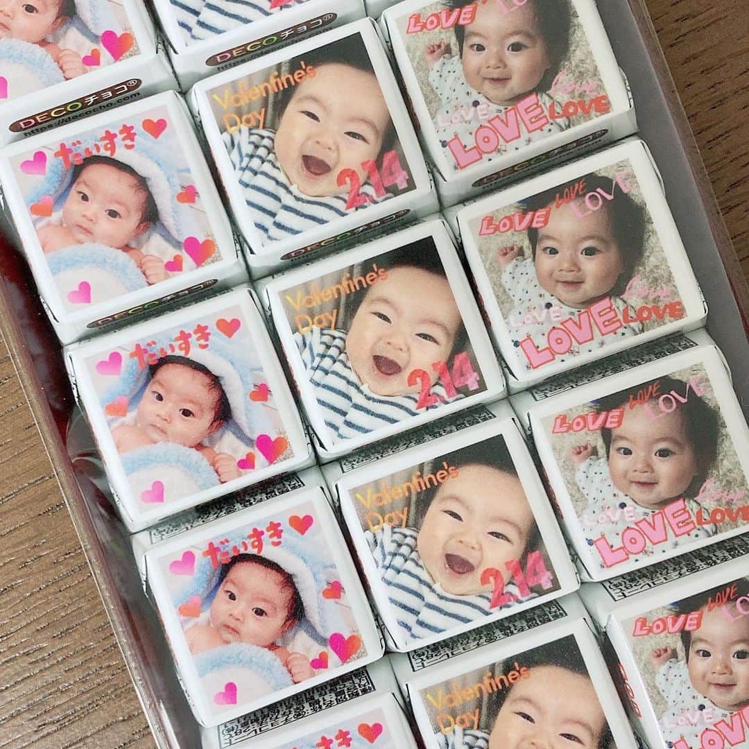 福島慶子さんのインスタグラム写真 - (福島慶子Instagram)「happy  Valentine🍫💋  #デコチョコ#バレンタイン  #息子チョコ#やって良かった#可愛くて食べれない  #赤ちゃんのいる生活 #子育て記録#男の子ママ #令和2年ベビー」2月14日 9時04分 - keiko_fukushima