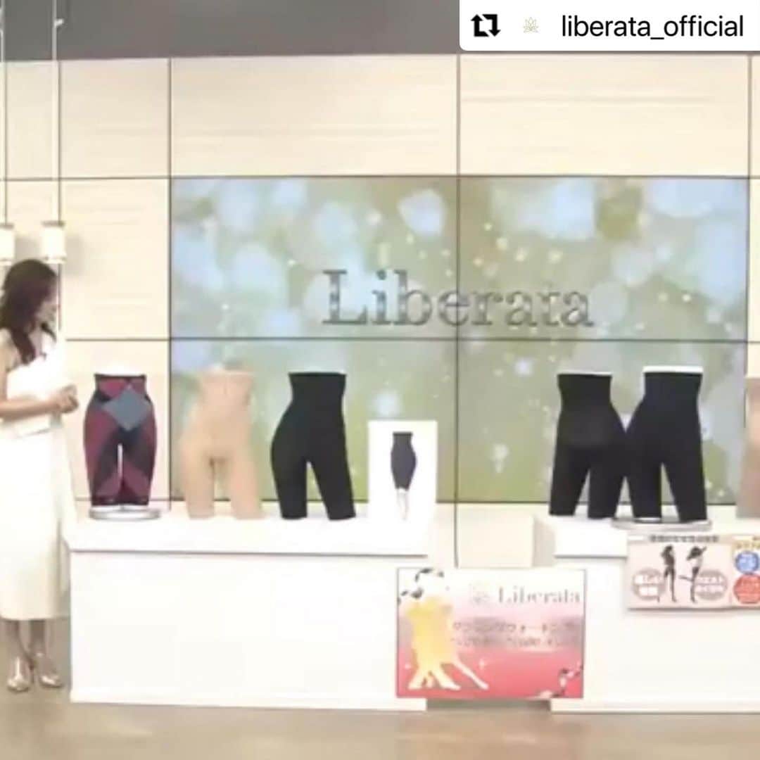 杉本彩のインスタグラム：「昨晩はショップチャンネルで『リベラータ ダンシングスリムガードル』をご購入くださいました皆様ありがとうございました✨  @liberata_official   もしサイズを迷われたら、大きめのほうを選んでみてください😉  美しい姿勢と足運びのサポートで、美ボディ目指して体型の変化を感じてもらえたら嬉しいです💞  #ダンシングスリムガードル #リベラータ #美姿勢 #ショップチャンネル」