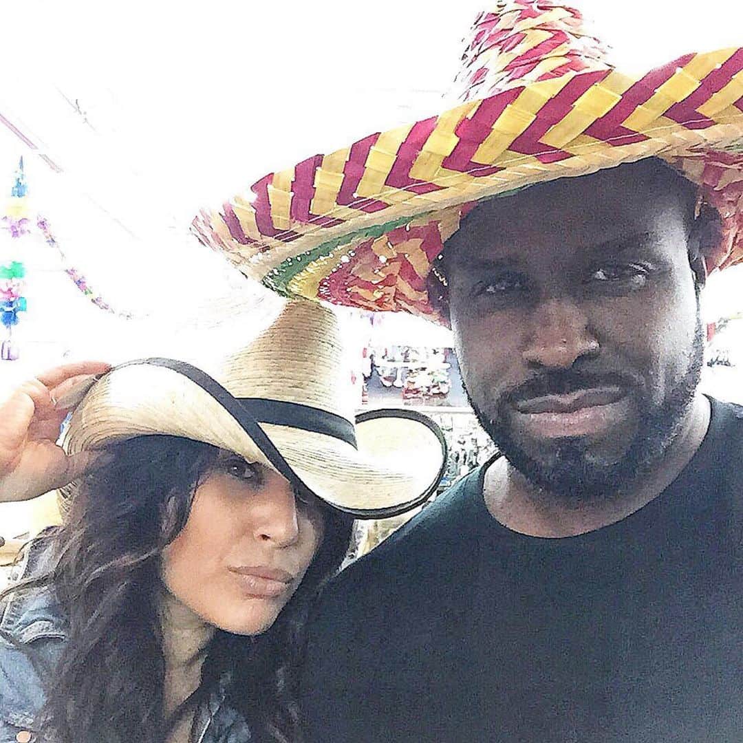 ファンクマスター・フレックスのインスタグラム：「One of my fav pics! Maria! Happy Valentine’s Day! So what our hats are goofy! Love you mamma! (U get no choice of pic!)」
