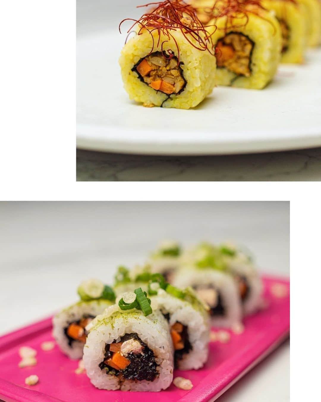 小山田サユリのインスタグラム：「You can preorder now for Valentine’s Day by seamless & grubhub!   @oyamada_japan  Delivery and Pick up 17:00-21:30  #oyamadasushiroll #oyamadaonigiri #nyc #manhattan #ny #healthyfood #vegan #veganish #veganism #delivery #seamless #grubhub #doordash #japanese #japanesefood」