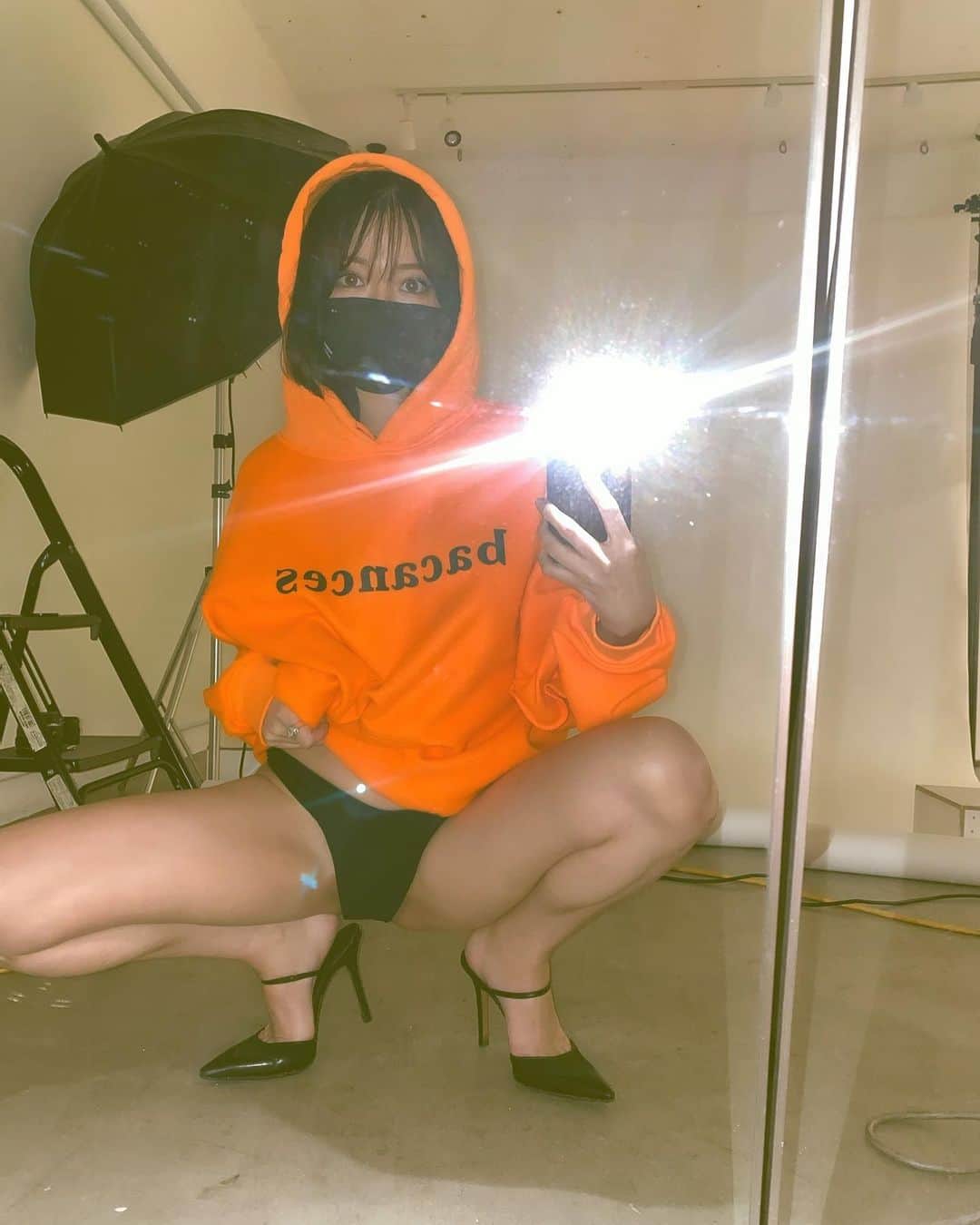 DJ mariennuのインスタグラム：「𝓋𝒶𝓁ℯ𝓃𝓉𝒾𝓃ℯ🧡🧡🧡🧡 @bacances  @yuh_yanagimachi」