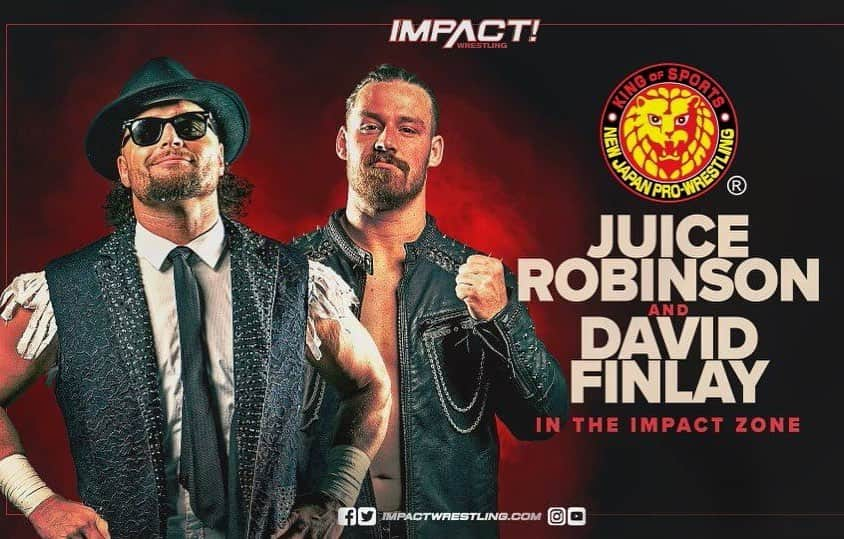 新日本プロレスさんのインスタグラム写真 - (新日本プロレスInstagram)「David Finlay and Juice Robinson are coming to the Impact Zone! FinJuice will be on @IMPACTWRESTLING Tuesday at 8/7c on AXS TV and Twitch! #njpw #IMPACTonAXSTV」2月14日 13時47分 - njpw1972