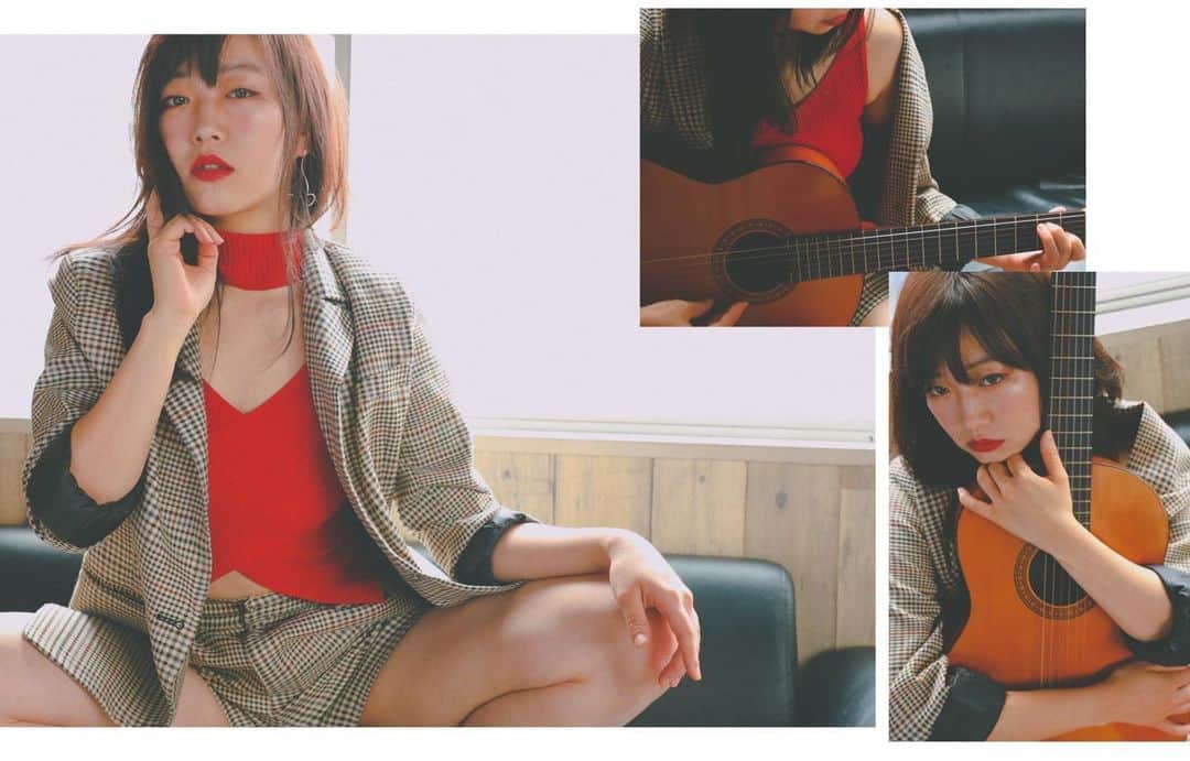 佐々木心音のインスタグラム：「Happy ♥︎ Valentine's Day . Photo by Hino Usano」