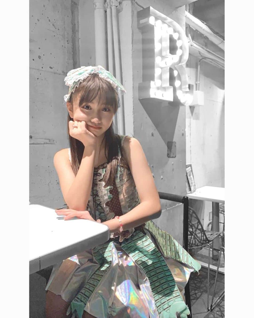 櫻井佑音さんのインスタグラム写真 - (櫻井佑音Instagram)「ヌマお手製🪡 チョコミント衣装･:*+.」2月14日 15時23分 - yuneyune00