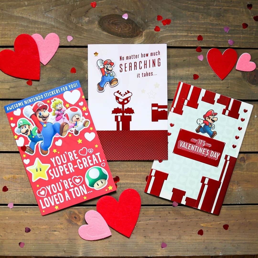 任天堂アメリカさんのインスタグラム写真 - (任天堂アメリカInstagram)「Happy #ValentinesDay! Fall in love with these Super Mario themed Valentine's Day cards from @Hallmark! 💌   📸 @CaptainDangerous」2月15日 1時00分 - nintendoamerica