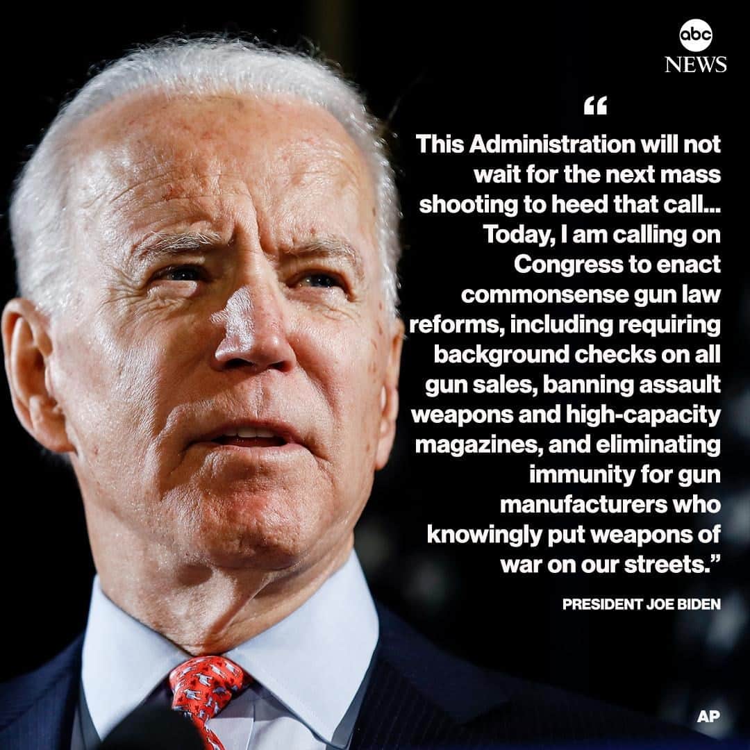 ABC Newsさんのインスタグラム写真 - (ABC NewsInstagram)「JUST IN: Pres. Joe Biden calls on Congress to take action on gun reform on 3rd anniversary of Parkland shooting: "This Administration will not wait for the next mass shooting to heed that call." #joebiden #presbiden #politics #gunreform #parkland #usa」2月15日 0時54分 - abcnews