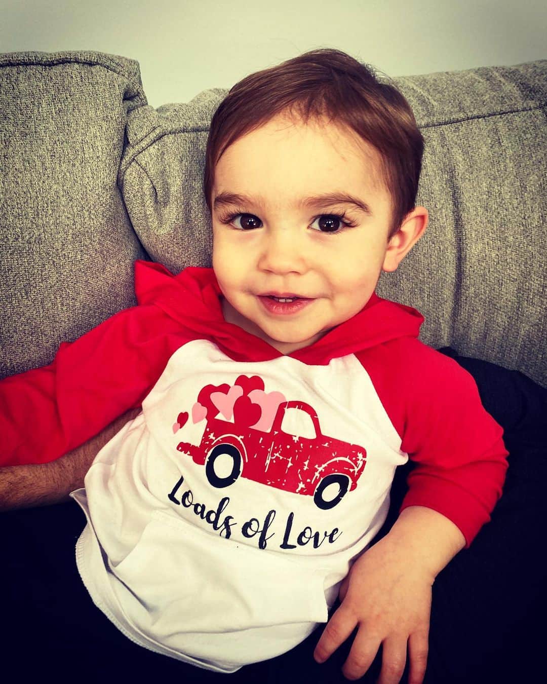 ディーナ・ニコール・コルテーゼのインスタグラム：「Our Little Handsome Valentine ❤️」