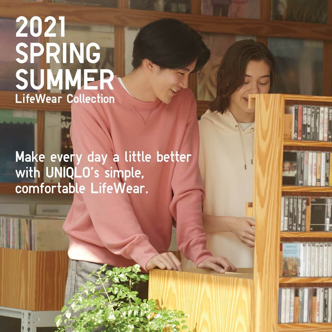 UNIQLO UKのインスタグラム：「Make everyday comfortable. From indoor to outdoor, how about staying stylish and simple with comfortable LifeWear?  -  #UNIQLO #LifeWear #2021 #SPRING #SUMMER #COLLECTION」