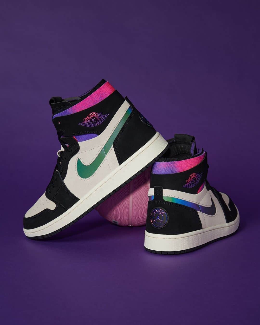 Foot Lockerのインスタグラム：「Taking cue's from Paris Saint-Germain's fourth kit, the #Jordan 1 Zoom CMFT launches February 17th.」