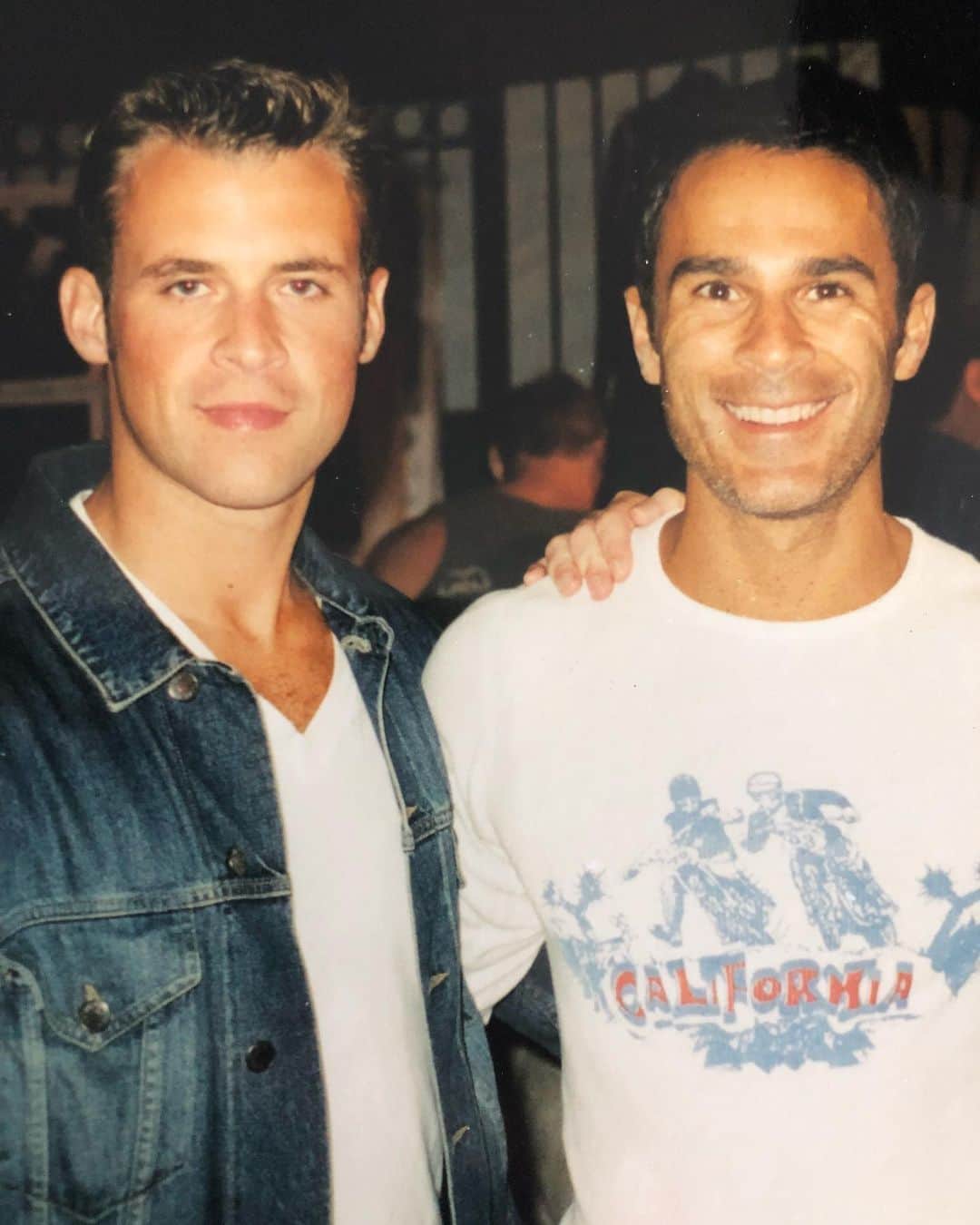 ブラッド・ゴレスキーのインスタグラム：「You stole my heart and my youth! Happy Vday @garyjanetti ❤️ Love you! #tbt #valentines」