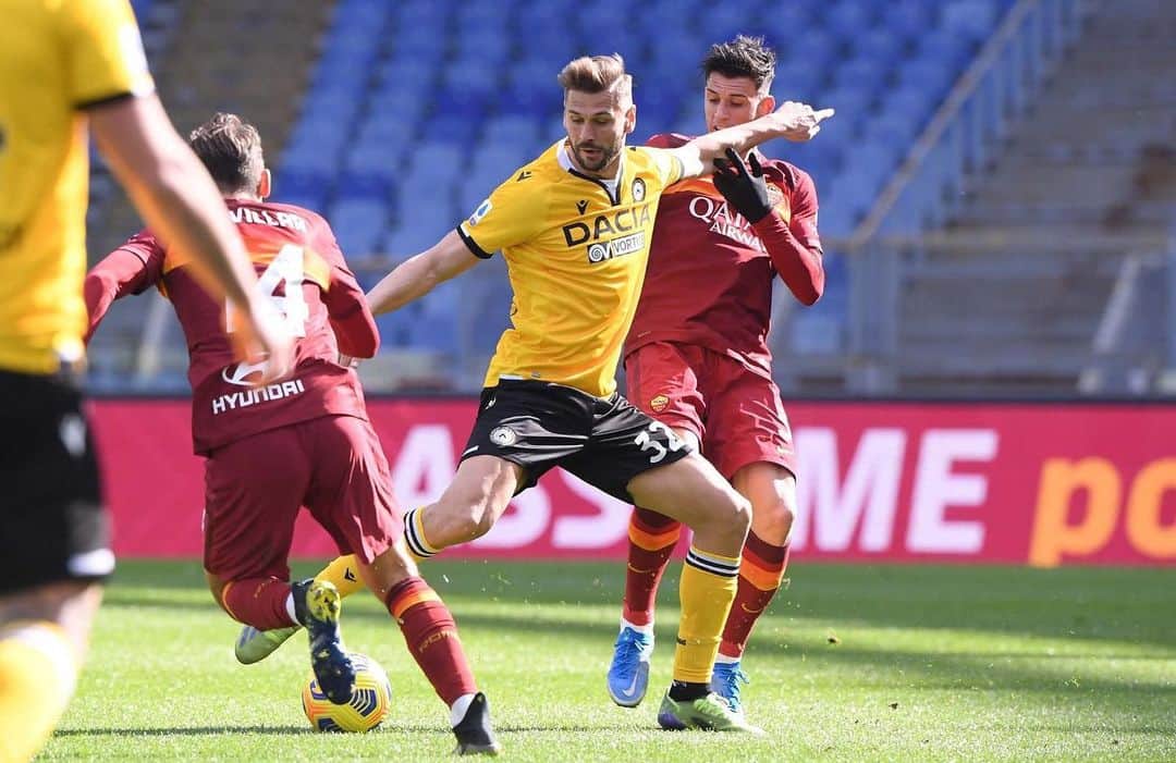 のインスタグラム：「Partita difficile...non è il risultato desiderato...ora testa al Parma 💪🏻 #ForzaUdinese #AlèUdin」