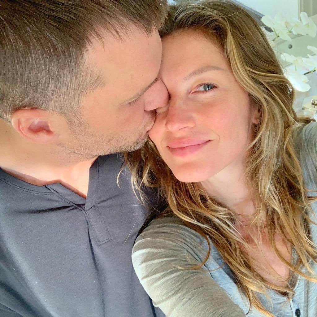 トム・ブレイディのインスタグラム：「My Forever Valentine ❤️❤️」
