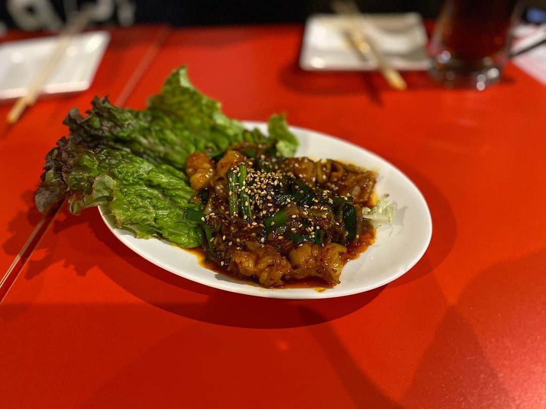 大沢文也さんのインスタグラム写真 - (大沢文也Instagram)「美味しい美味しい。 やってる人変わって味落ちたけどそれでも美味しい。  #足立区 #竹ノ塚 #韓韓麺 #韓国料理 #ユッケジャン麺 #辛つけ麺 #牛ホルモン」2月14日 17時22分 - fumifumi_k1