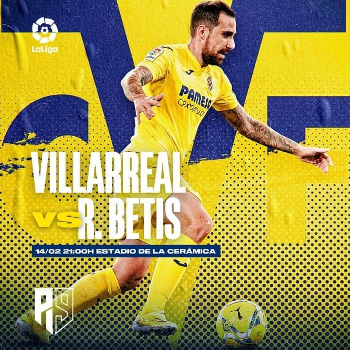フランシスコ・アルカセルのインスタグラム：「🎯 Objetivo volver a sumar de 3, siempre juntos hasta el final. ¡Vamos equipo! 🟡 #villarrealrealbetis」