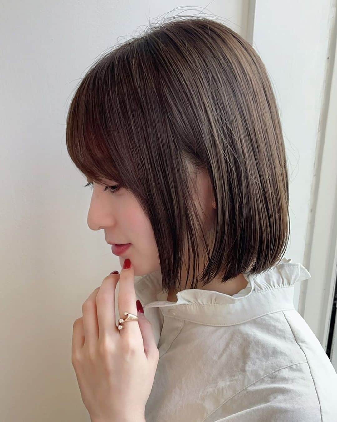 renさんのインスタグラム写真 - (renInstagram)「・ ・ ちょっとグレーな茶髪🤏 @saito_jyunya  ・ ・」2月14日 17時49分 - _reeen_