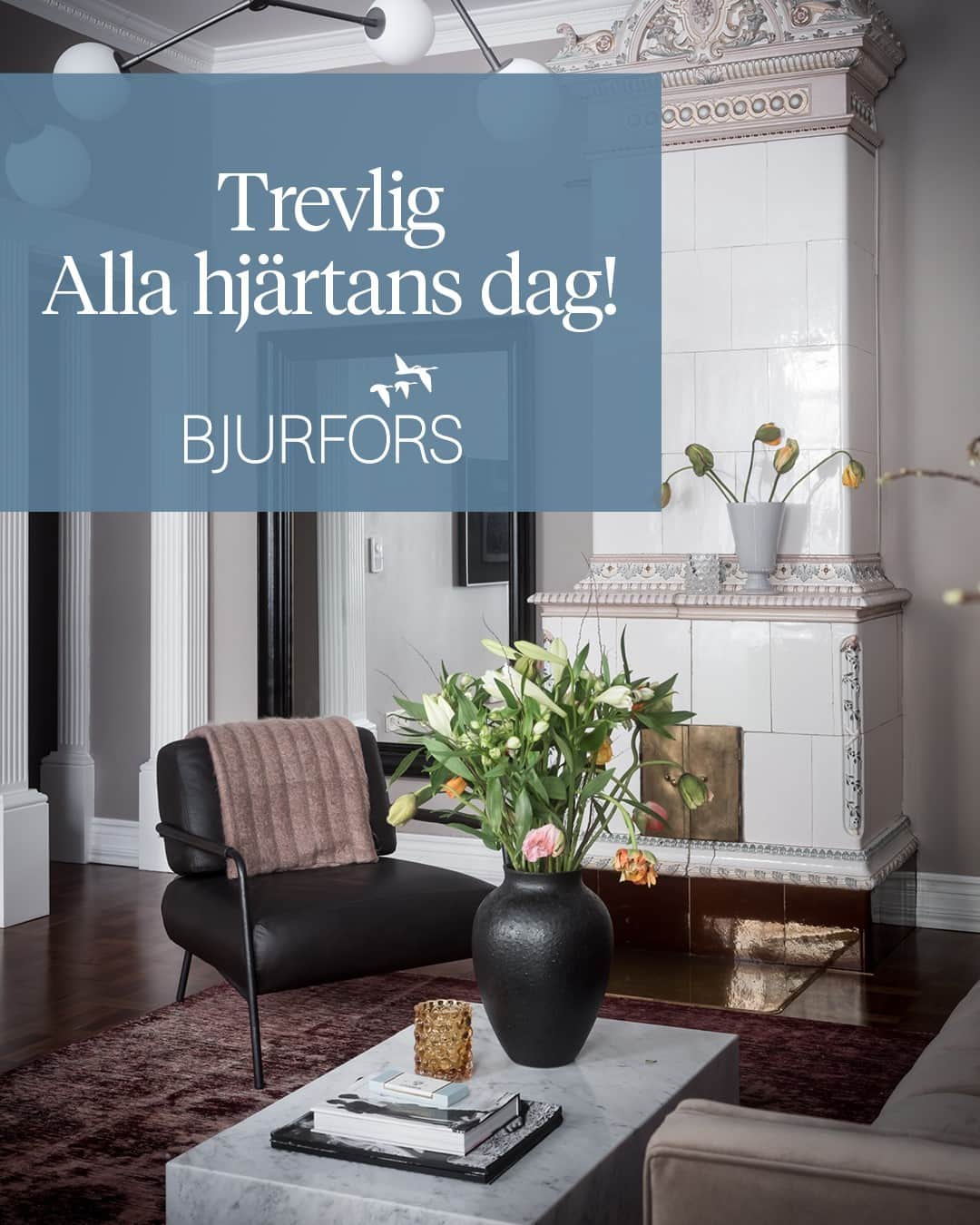 のインスタグラム：「Vi önskar er alla en trevlig Alla hjärtans dag! 🤍」