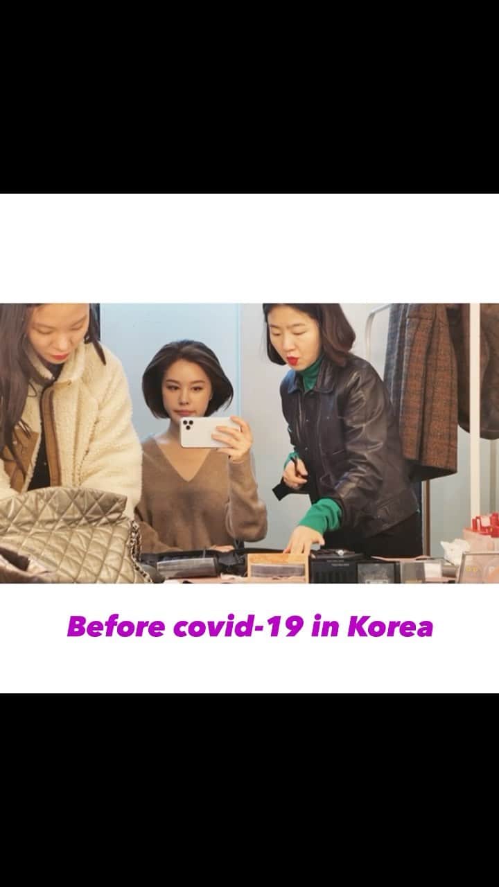 パク・ウンジのインスタグラム：「Before covid19 in Korea🙏 작년에는 뭘 했지? 그립다 🙏」