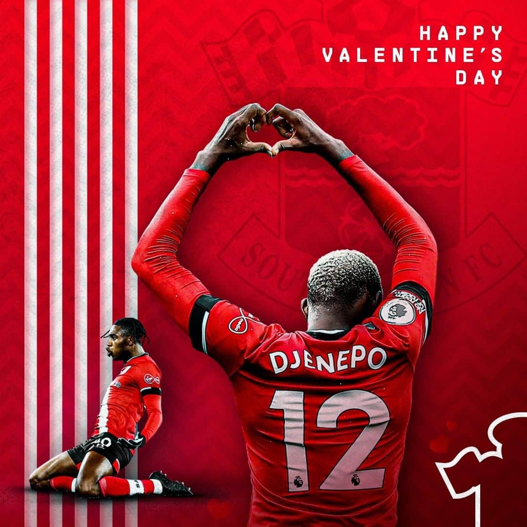 サウサンプトンFCさんのインスタグラム写真 - (サウサンプトンFCInstagram)「From #SaintsFC with ❤️ #valentines #happyvalentinesday」2月14日 19時01分 - southamptonfc