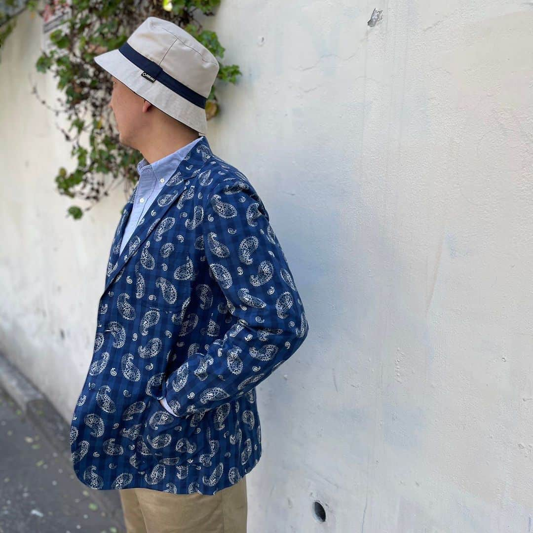 BEAMS+さんのインスタグラム写真 - (BEAMS+Instagram)「. BEAMS PLUS STYLE  #beams #beamsplus #beamsplusharajuku #harajuku #tokyo #traditionalstyle #shirtjacket #indigodye #indigo #paisley #barrybricken #sperry #sperrytopsider #sanfranciscohat #buckethat #mensfashion #mensstyle #menswear」2月14日 19時09分 - beams_plus_harajuku