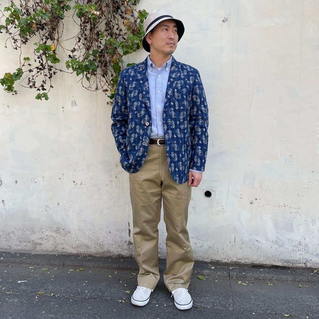 BEAMS+さんのインスタグラム写真 - (BEAMS+Instagram)「. BEAMS PLUS STYLE  #beams #beamsplus #beamsplusharajuku #harajuku #tokyo #traditionalstyle #shirtjacket #indigodye #indigo #paisley #barrybricken #sperry #sperrytopsider #sanfranciscohat #buckethat #mensfashion #mensstyle #menswear」2月14日 19時09分 - beams_plus_harajuku