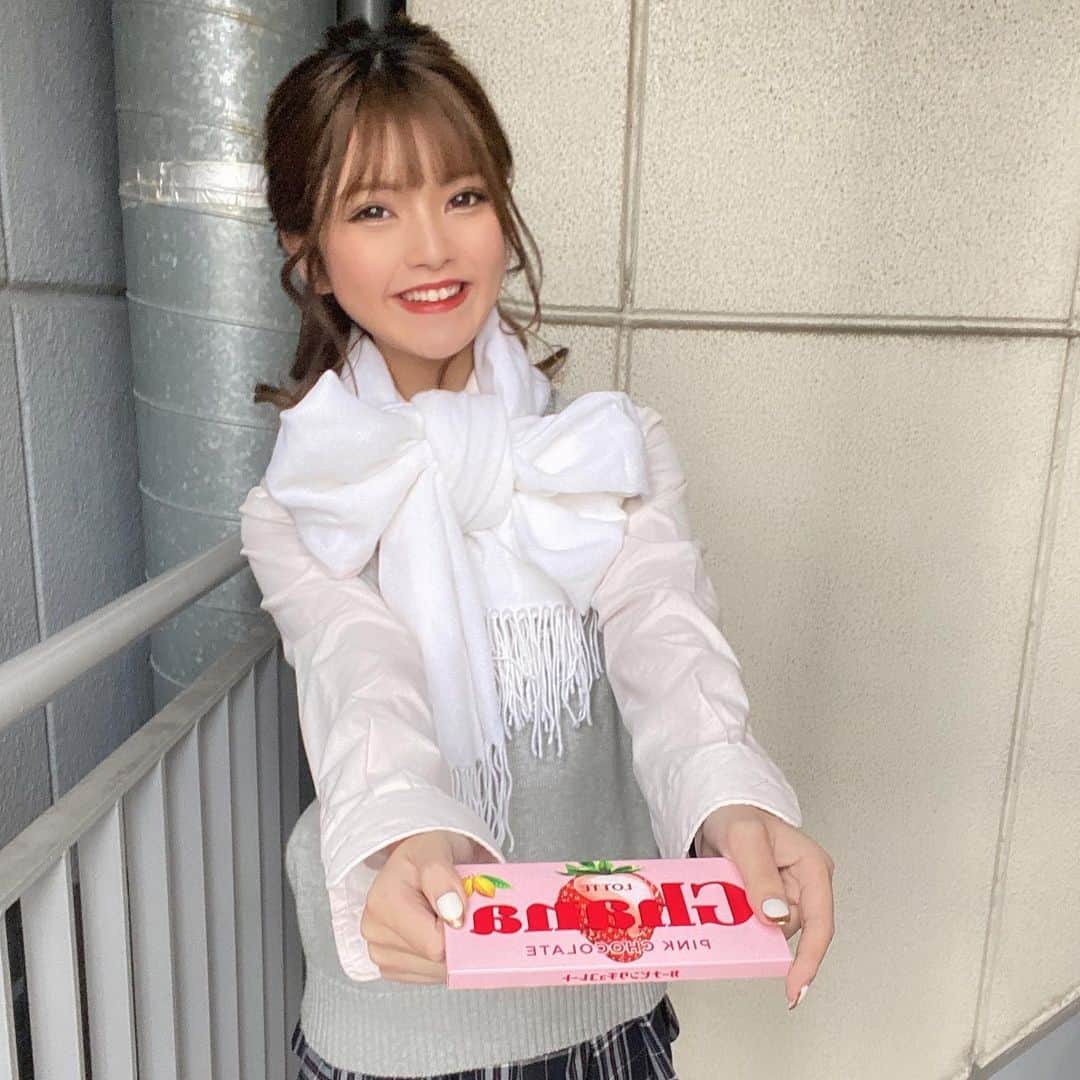 岩永由里奈のインスタグラム：「happy Valentine🍫#バレンタイン#valentines」